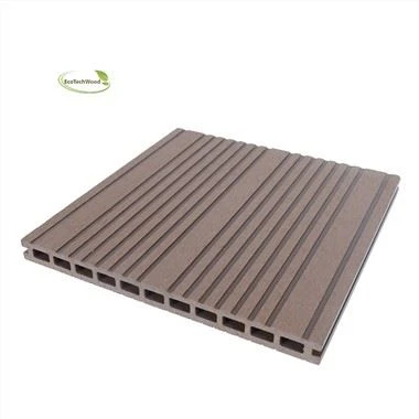 Wide WPC Hollow Decking pentru proiecte marine Ce FSC SGS ISO9001 ISO14001